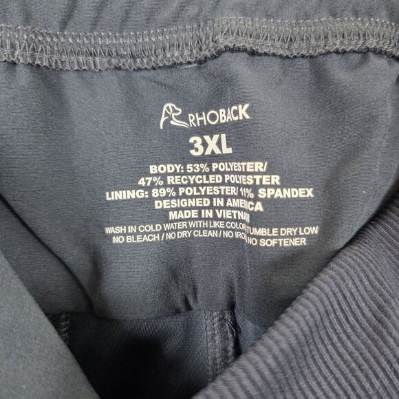 NWOT RHOBACK Men's Blue Performance Jogger Pants Size 3XL - Picture 4 of 10